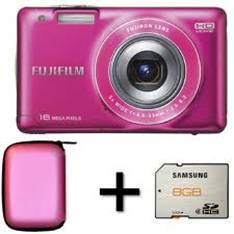 Camara Digital Fujifilm Finepix Jx550 Rosa 16 Mp Zo X 5 Hd Lcd 27 Litio   Funda   Tarjeta 8gb